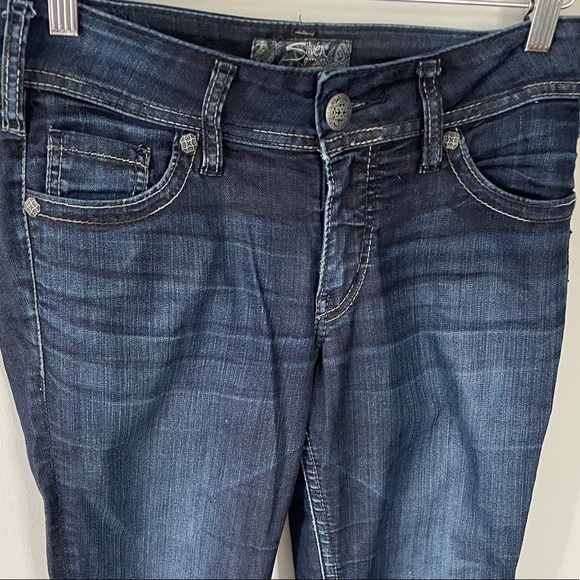 Silver Jeans Suki 17” Mid Rise - Skinny Size 27W - Picture 10 of 12